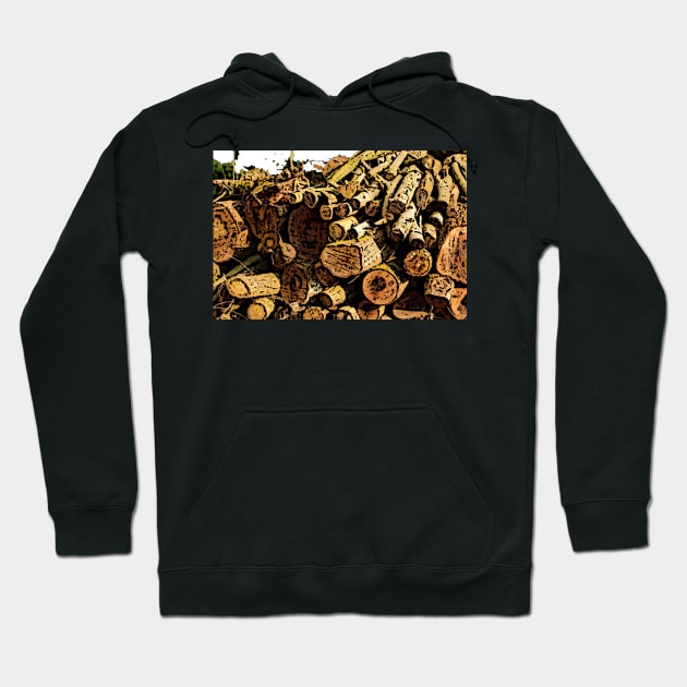 Wood bywhacky Hoodie by bywhacky